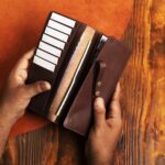 Roadster Vault – Long Trifold Bikerz Wallet with Chain & Belt Safety Chocolate - Image 3